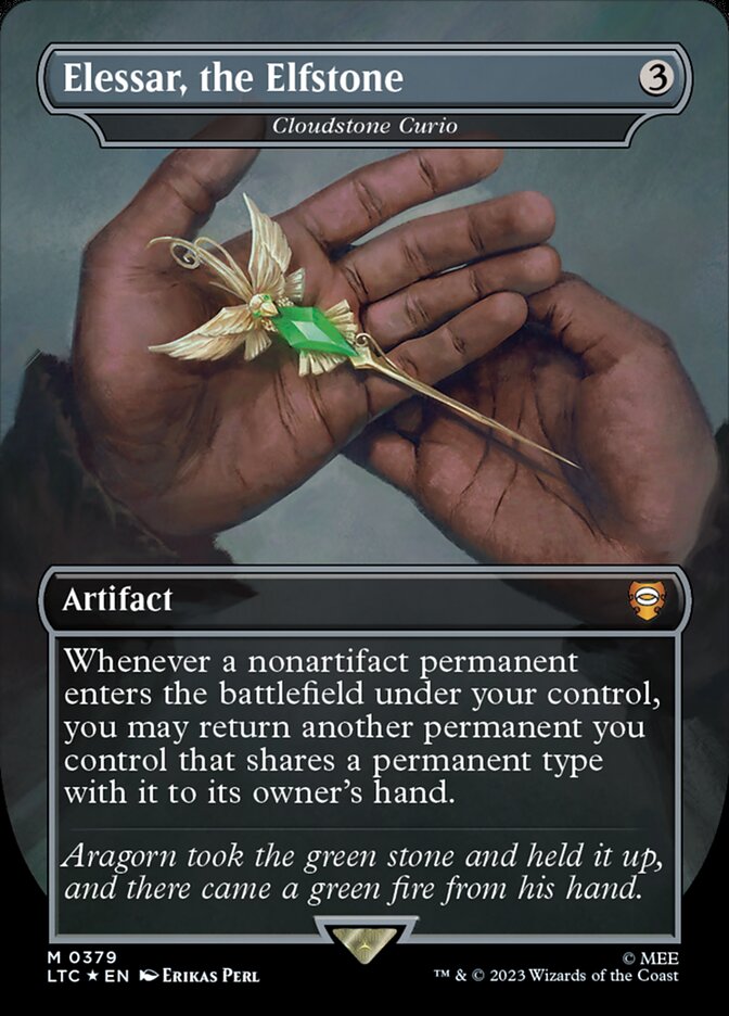 Elessar, the Elfstone - Cloudstone Curio (Surge Foil)