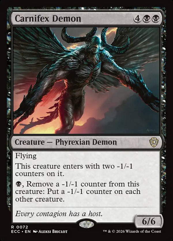 Carnifex Demon - Magic: The Gathering