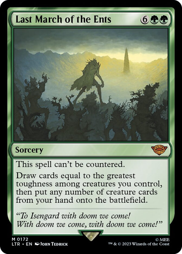 Last March of the Ents - Magic: The Gathering