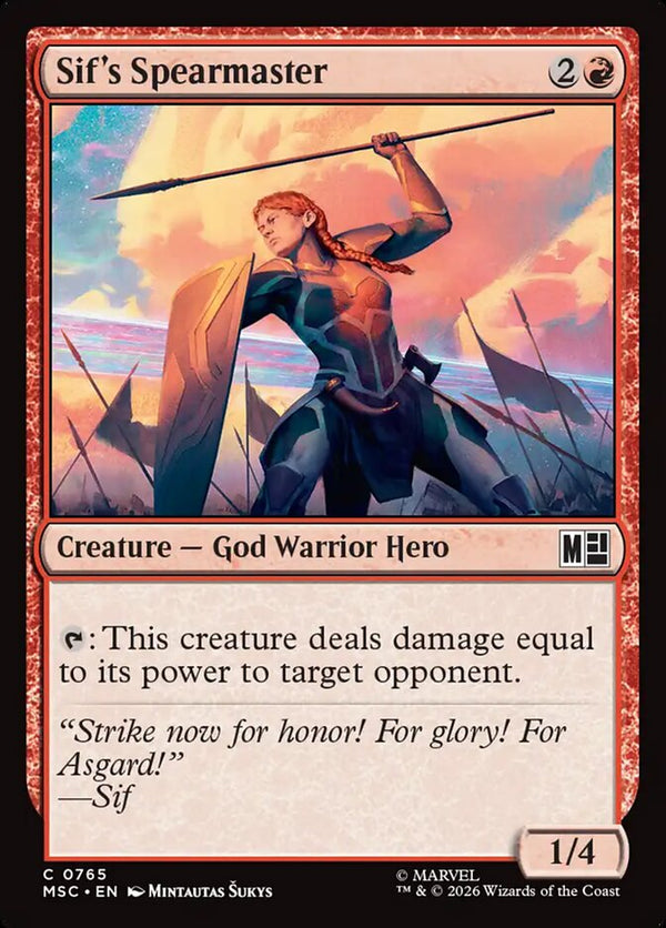 Sif's Spearmaster - Magic: The Gathering