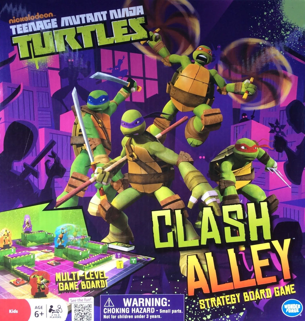 Teenage Mutant Ninja Turtles: Clash Alley Strategy Boardgame