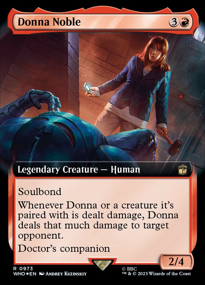 Donna Noble (Extended Art) (Surge Foil)