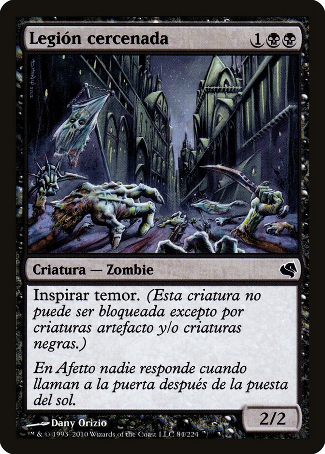 Severed Legion (Spanish) - "Legion cercenada"