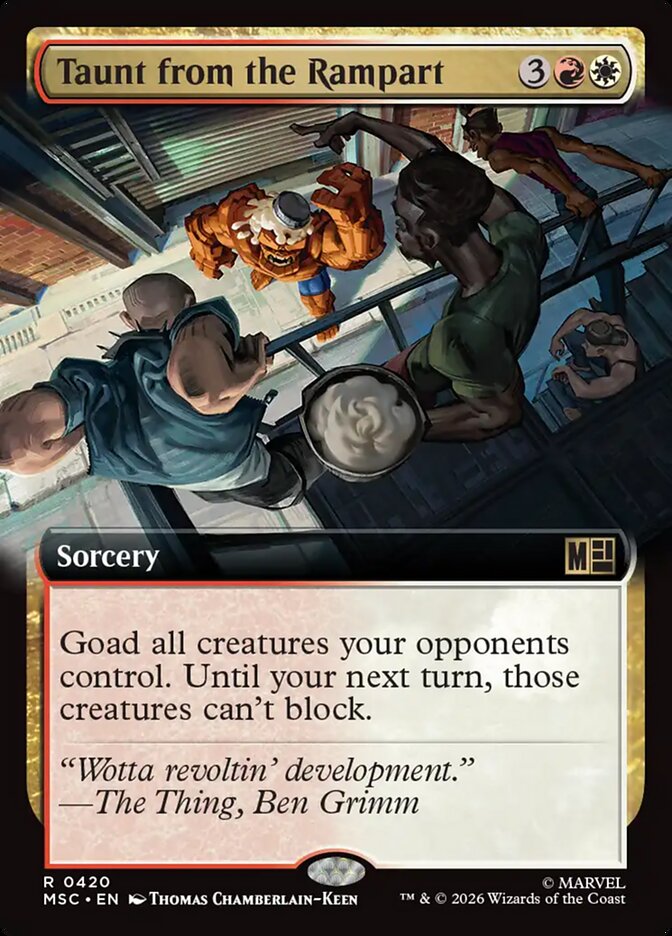 Taunt from the Rampart (Extended Art)
