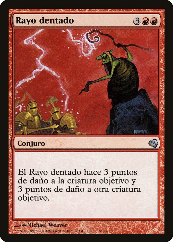 Jagged Lightning (Spanish) - "Rayo dentado"