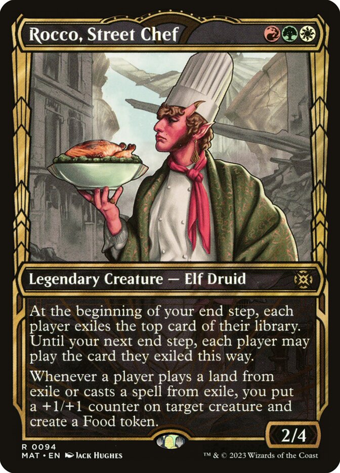 Rocco, Street Chef (Showcase)