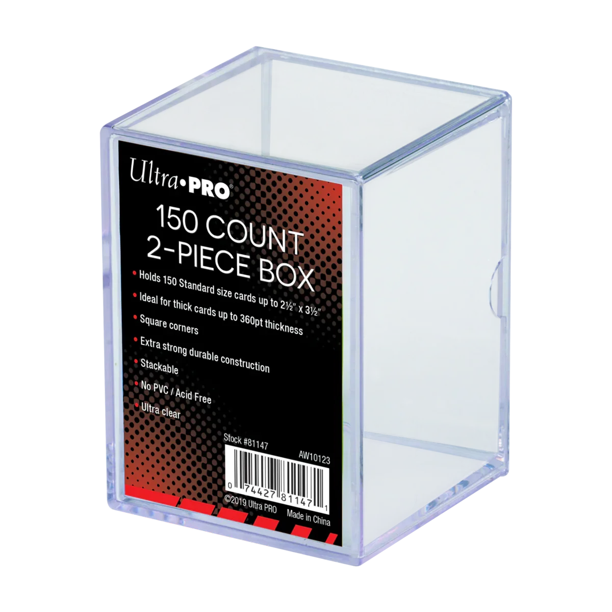 ULTRA PRO 2-Piece Deck Box - Holds 50 - 150 Cards