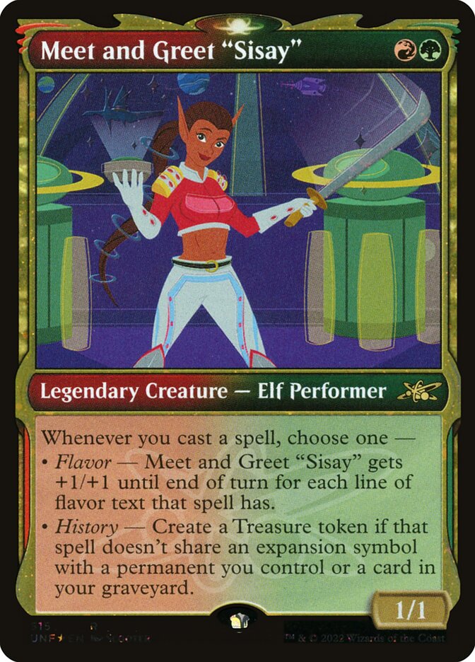 Meet and Greet "Sisay" (Showcase) (Galaxy Foil)