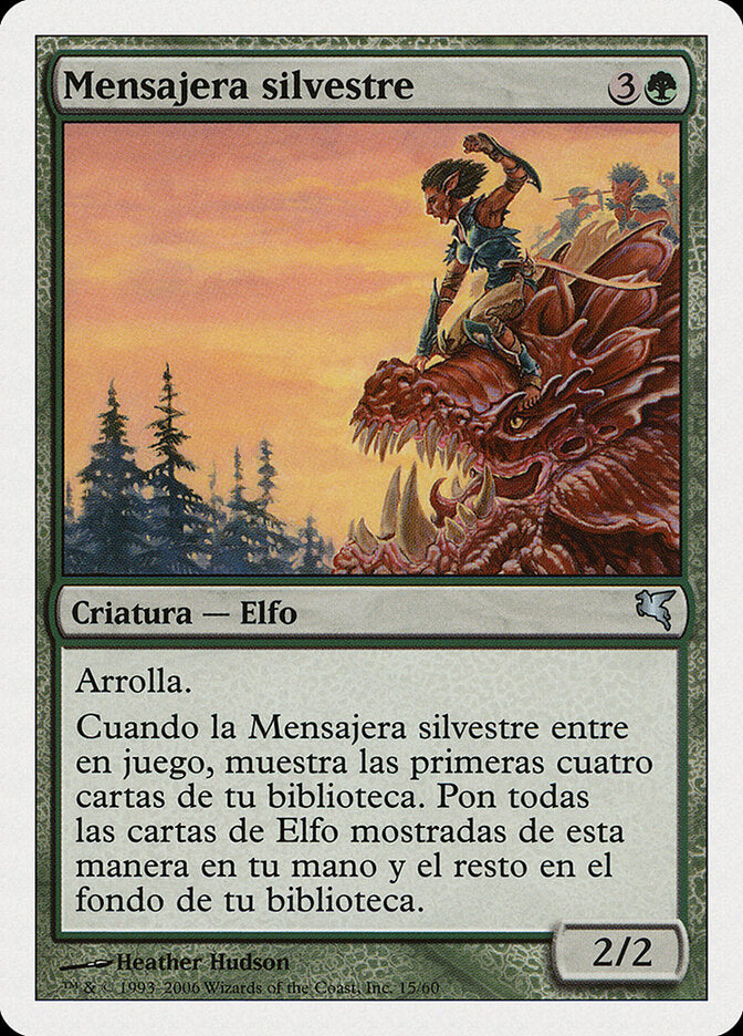 Sylvan Messenger (Spanish) - "Mensajera silvestre" (B15)