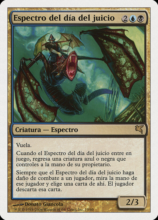 Doomsday Specter (Spanish) - "Espectro del día del juicio"