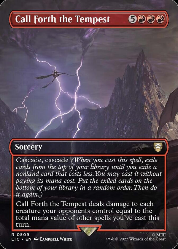 Call Forth the Tempest (Borderless) - Magic: The Gathering