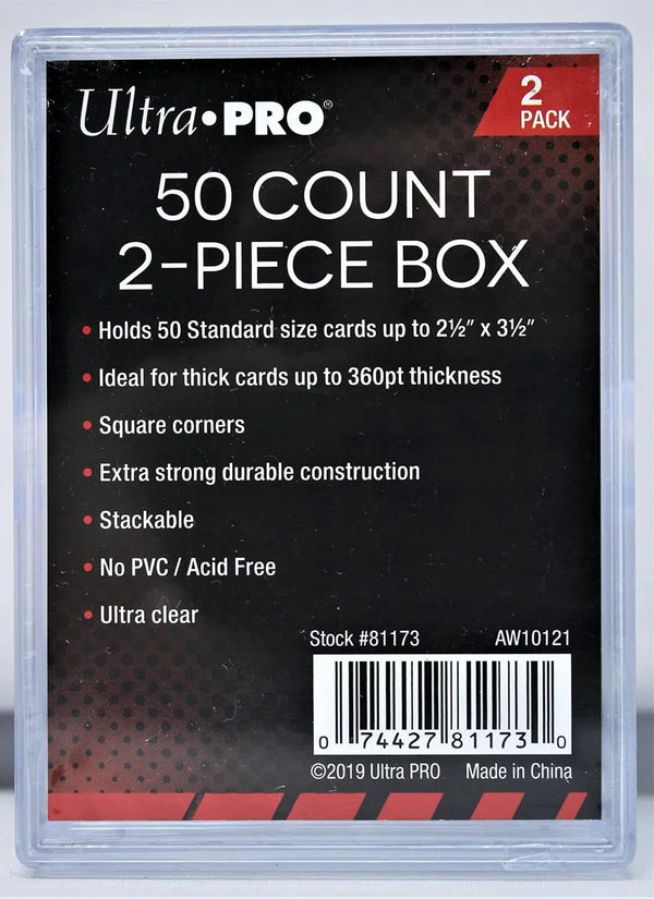 ULTRA PRO 2-Piece Deck Box - Holds 50 - 150 Cards - My Store