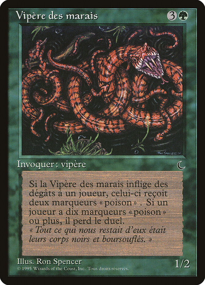 Marsh Viper (French) - "Vipere des marais"