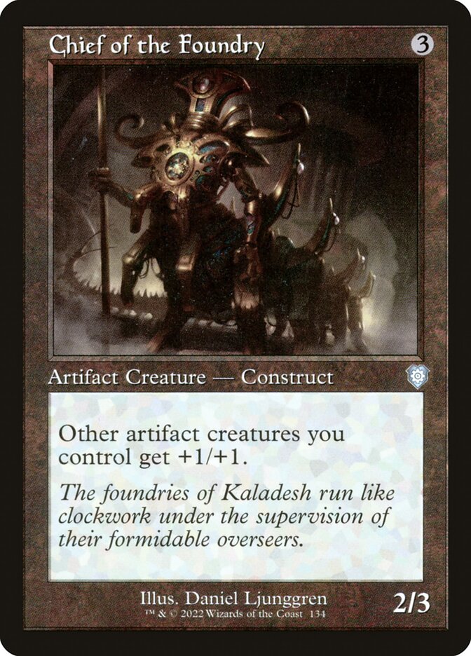 Chief of the Foundry (Retro Frame)