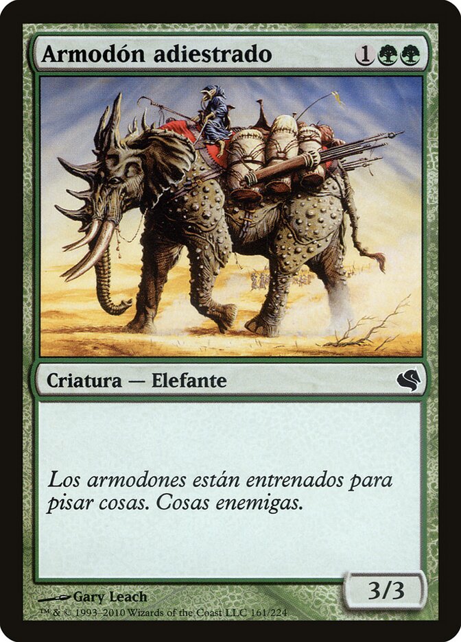 Trained Armodon (Spanish) - "Armodon adiestrado"