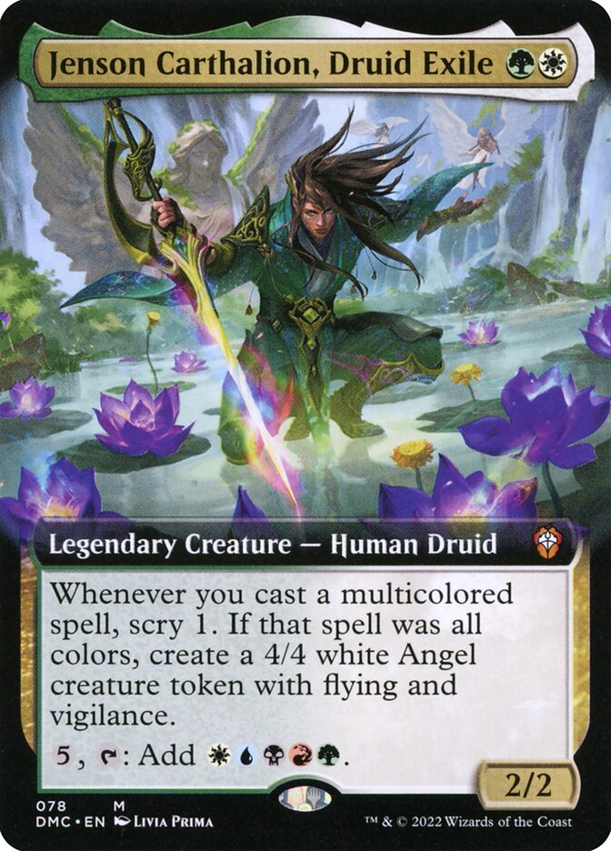 Jenson Carthalion, Druid Exile (Extended Art)