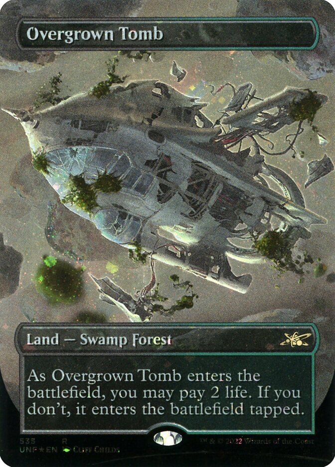Overgrown Tomb (Borderless) (Galaxy Foil)