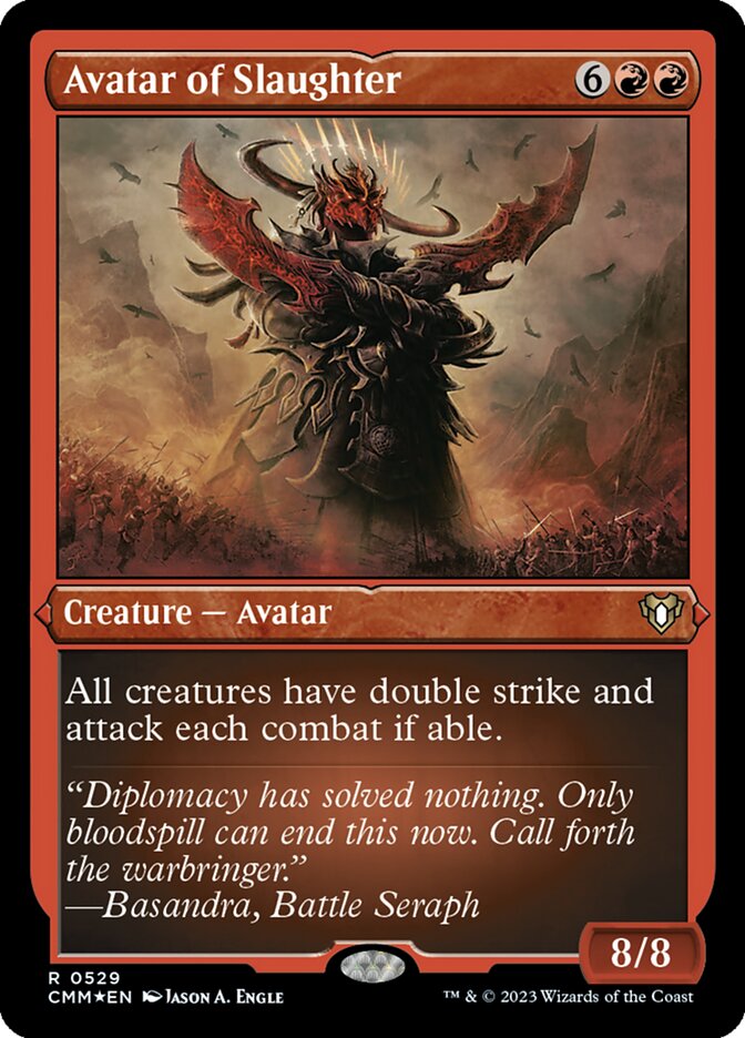 Avatar of Slaughter (Foil Etched)