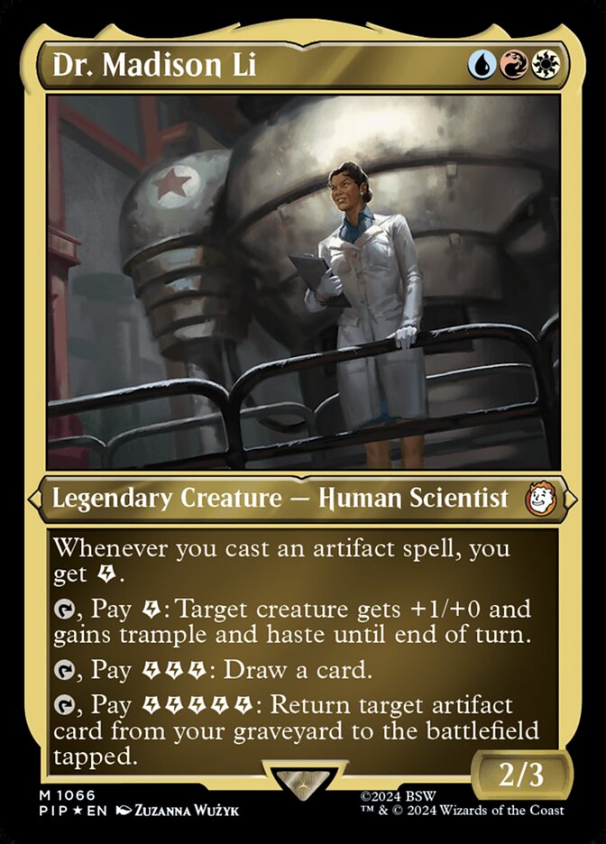 Dr. Madison Li (Display Commander) - Thick Stock