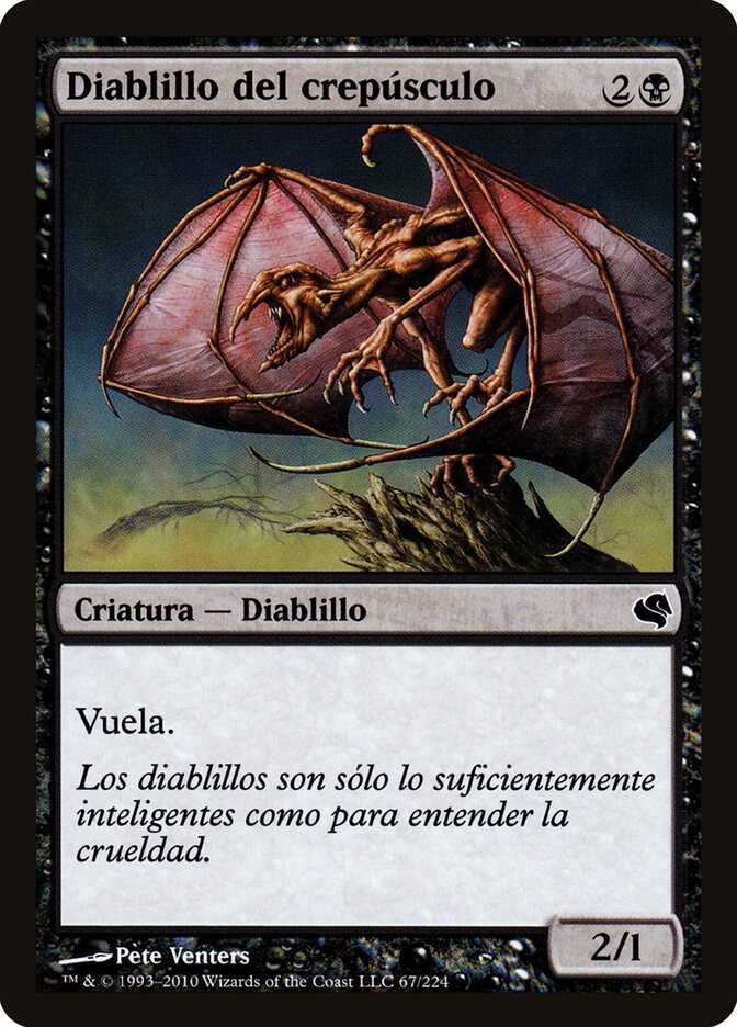 Dusk Imp (Spanish) - "Diablillo del crepusculo"