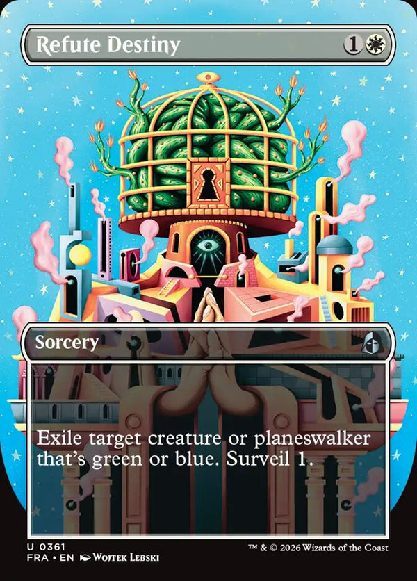 Refute Destiny (Borderless) (FRA 361) - Magic: The Gathering