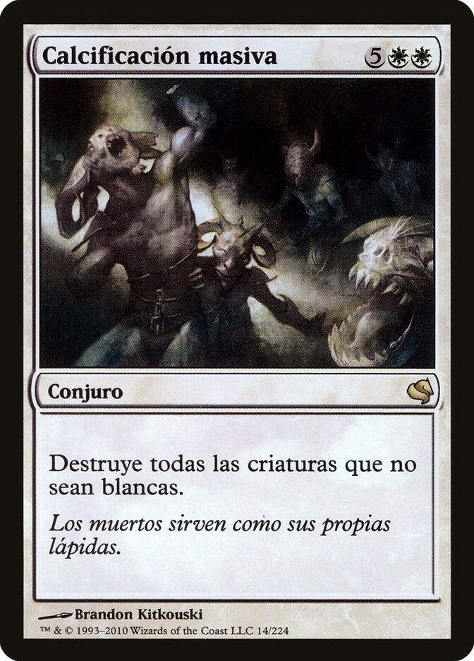 Mass Calcify (Spanish) - "Calcificacion masiva"