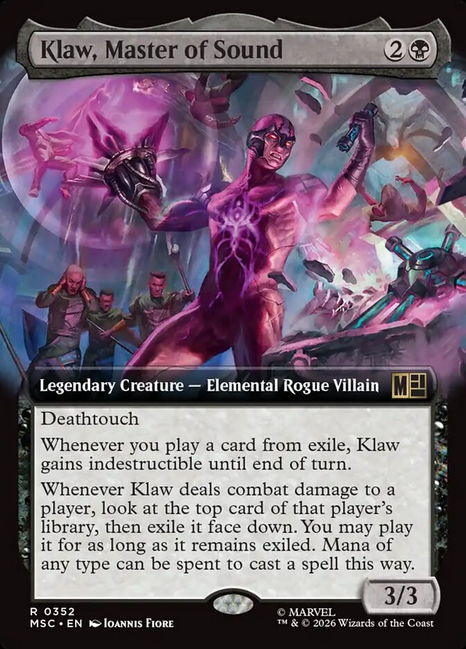 Klaw, Master of Sound (Extended Art)