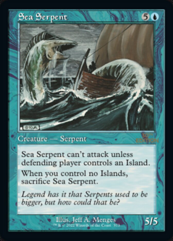 Sea Serpent (Retro Frame)