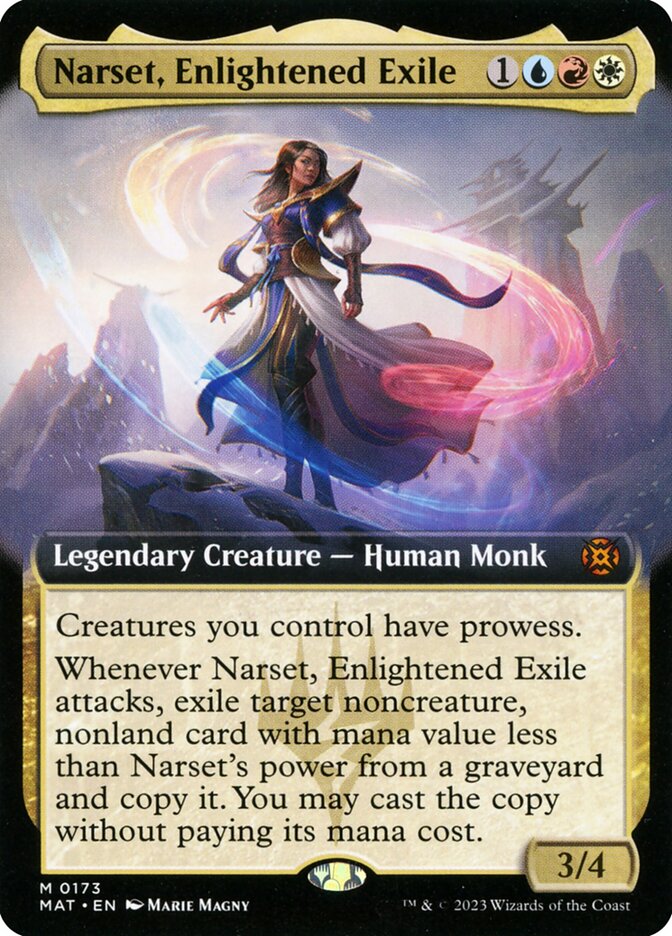 Narset, Enlightened Exile (Extended Art)