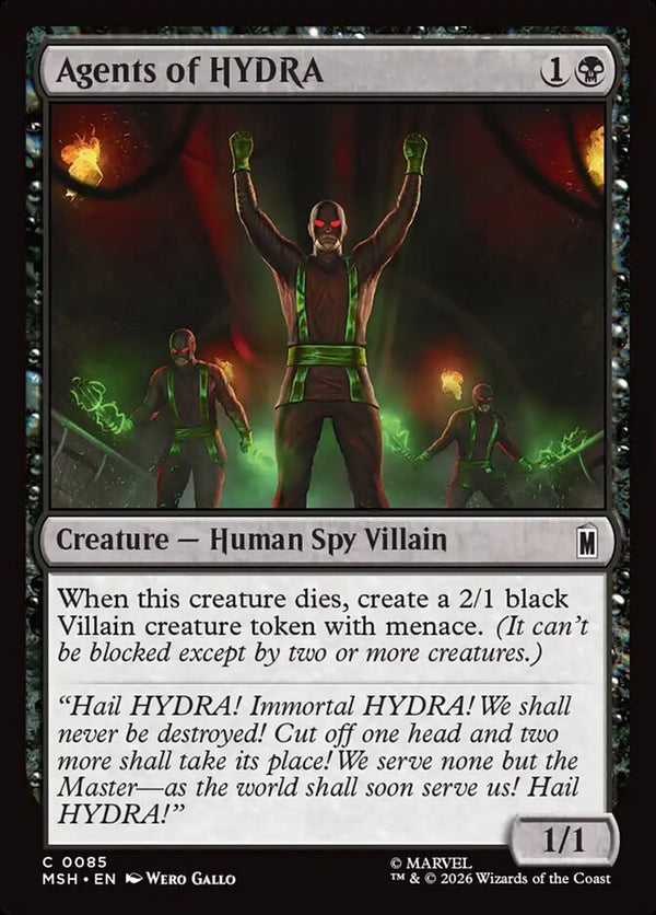 Agents of HYDRA (MSH 85) - Magic: The Gathering