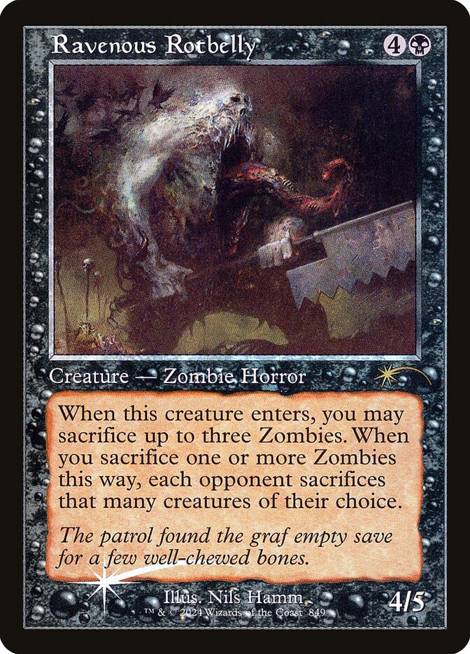 Ravenous Rotbelly (Retro Frame)