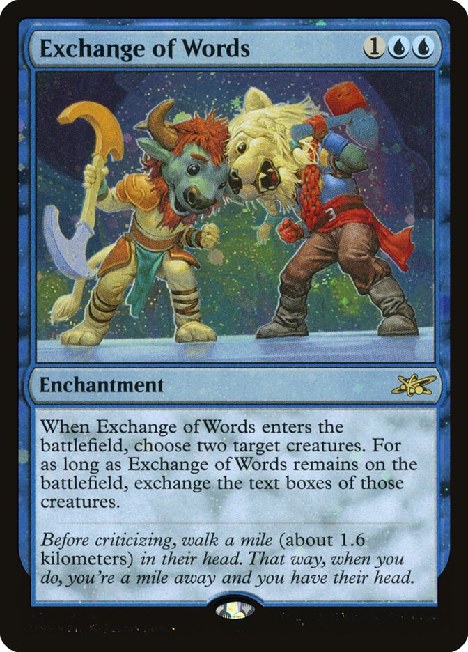 Exchange of Words (Galaxy Foil)