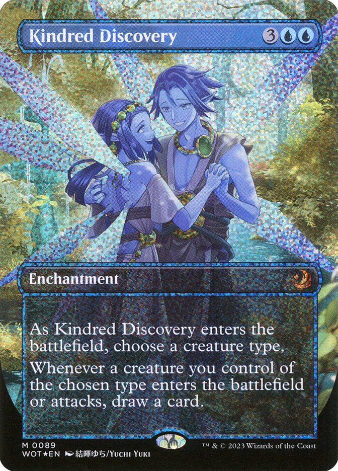 Kindred Discovery (Anime Borderless) (Confetti Foil)