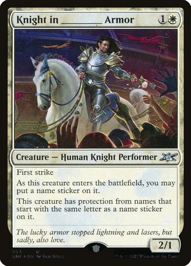 Knight in _______ Armor (Galaxy Foil)