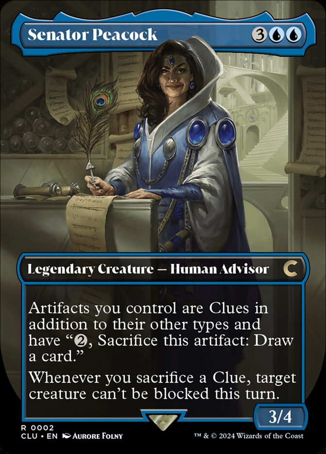Senator Peacock (Borderless)