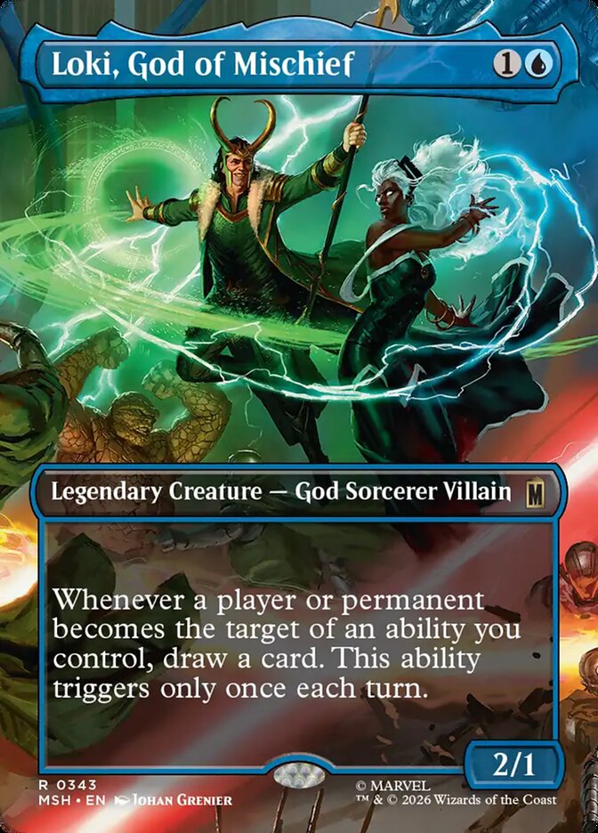 Loki, God of Mischief (Borderless)