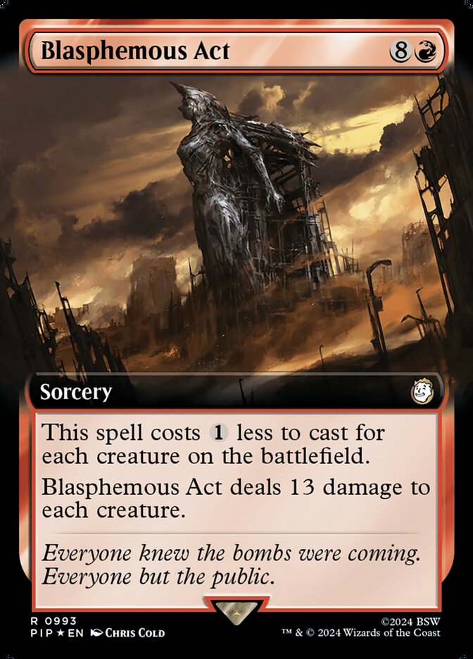 Blasphemous Act (Extended Art) (Surge Foil)