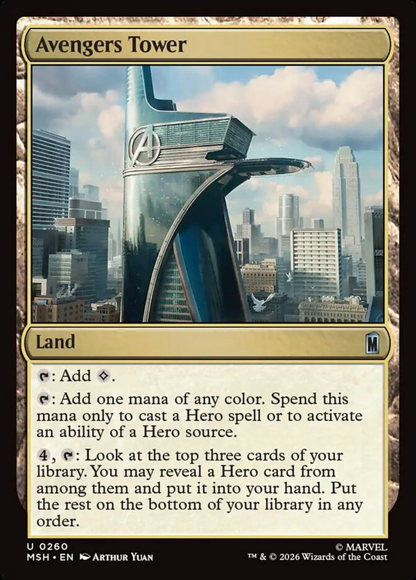 Avengers Tower (MSH 260) - Magic: The Gathering