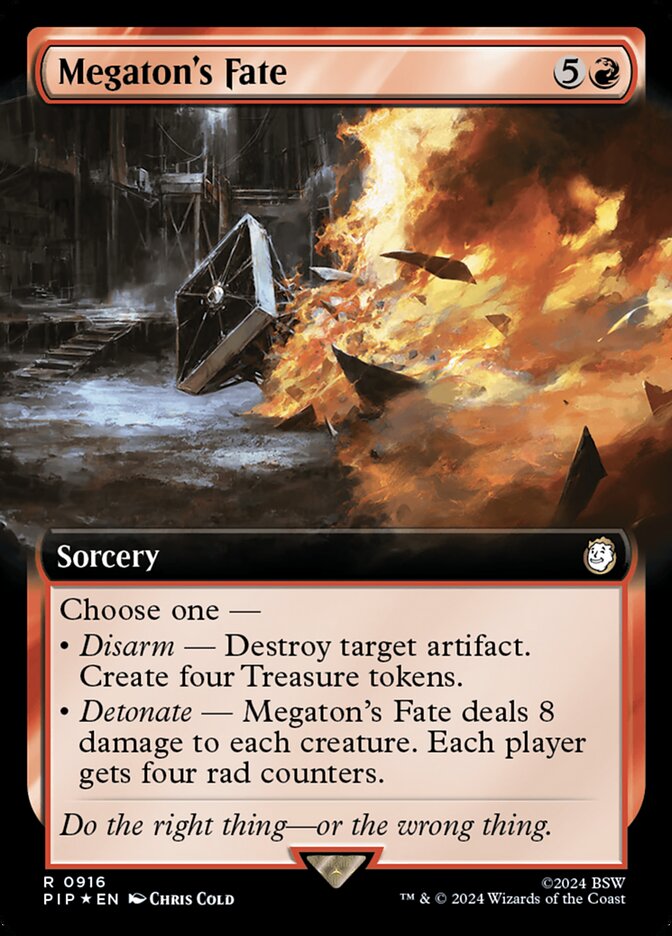 Megaton's Fate (Extended Art) (Surge Foil)