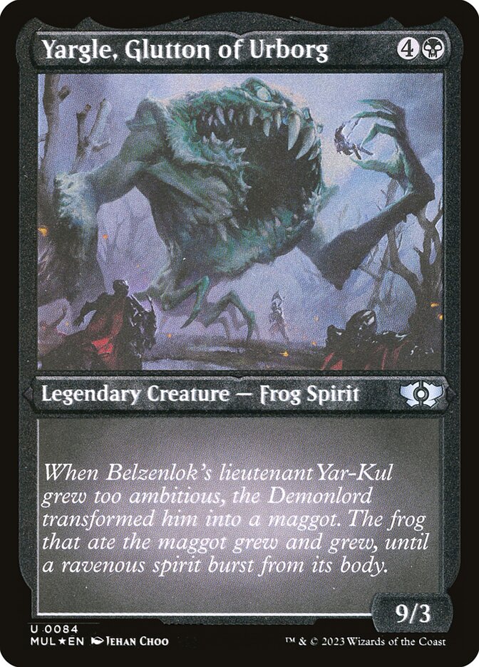 Yargle, Glutton of Urborg (Foil Etched)
