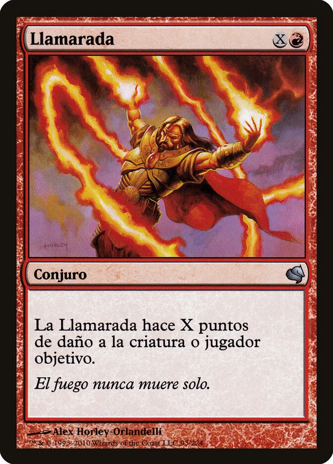 Blaze (Spanish) - "Llamarada"