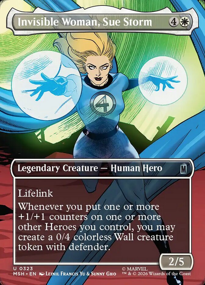 Invisible Woman, Sue Storm (Borderless)