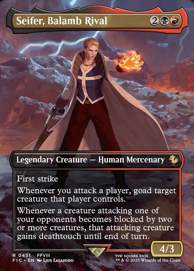 Seifer, Balamb Rival (Borderless)