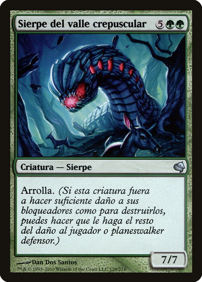 Duskdale Wurm (Spanish) - "Sierpe del valle crepuscular"