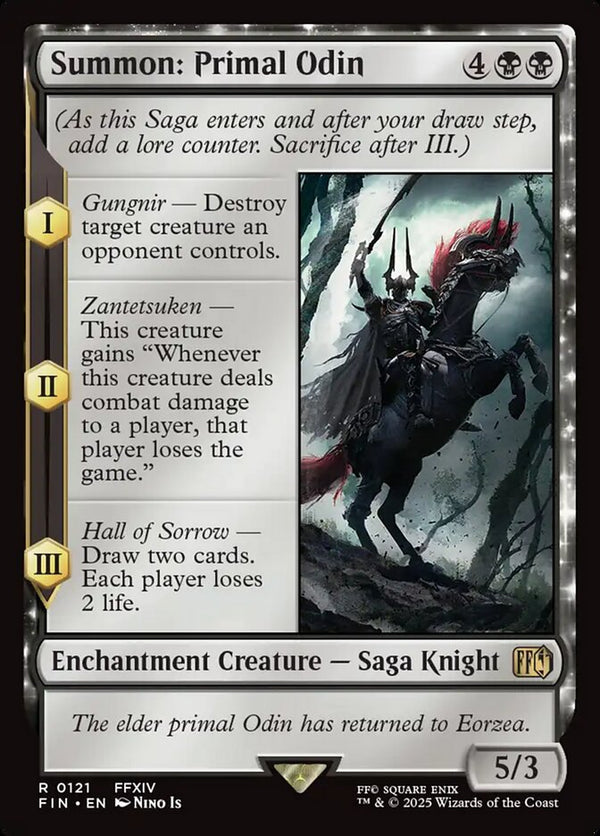 Summon: Primal Odin - Magic: The Gathering