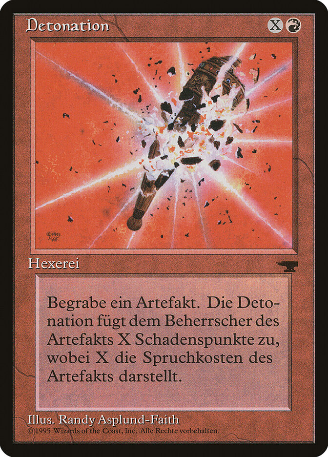 Detonate (German) - "Detonation"
