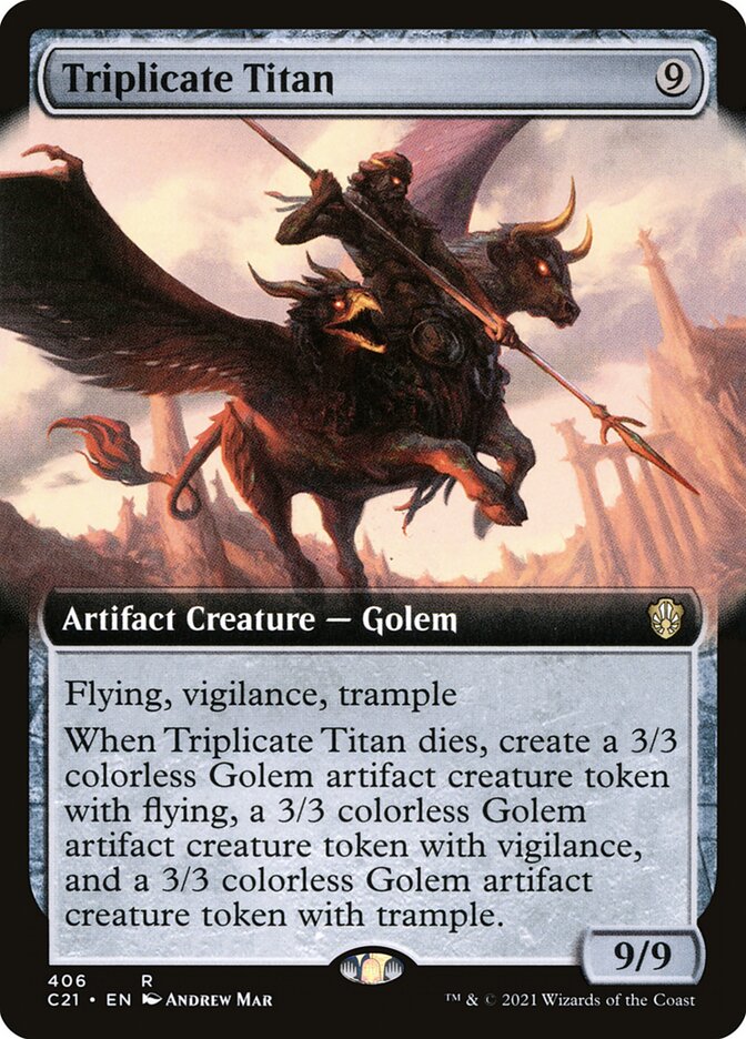 Triplicate Titan (Extended Art)