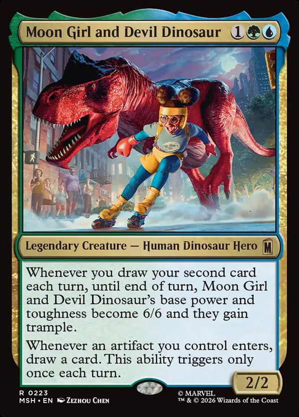 Moon Girl and Devil Dinosaur (MSH 223) - Magic: The Gathering