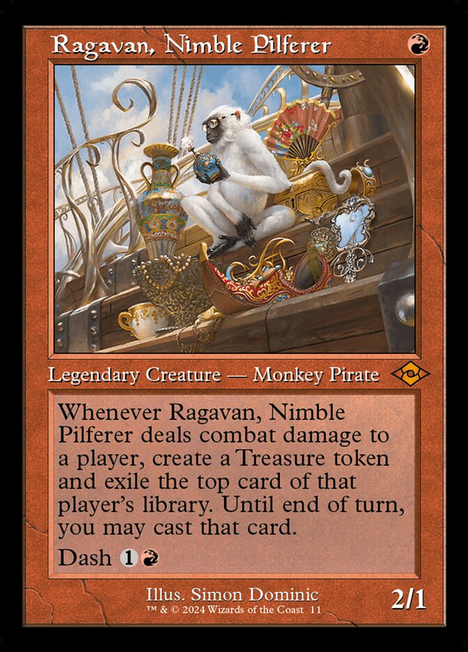 Ragavan, Nimble Pilferer (Retro Frame)