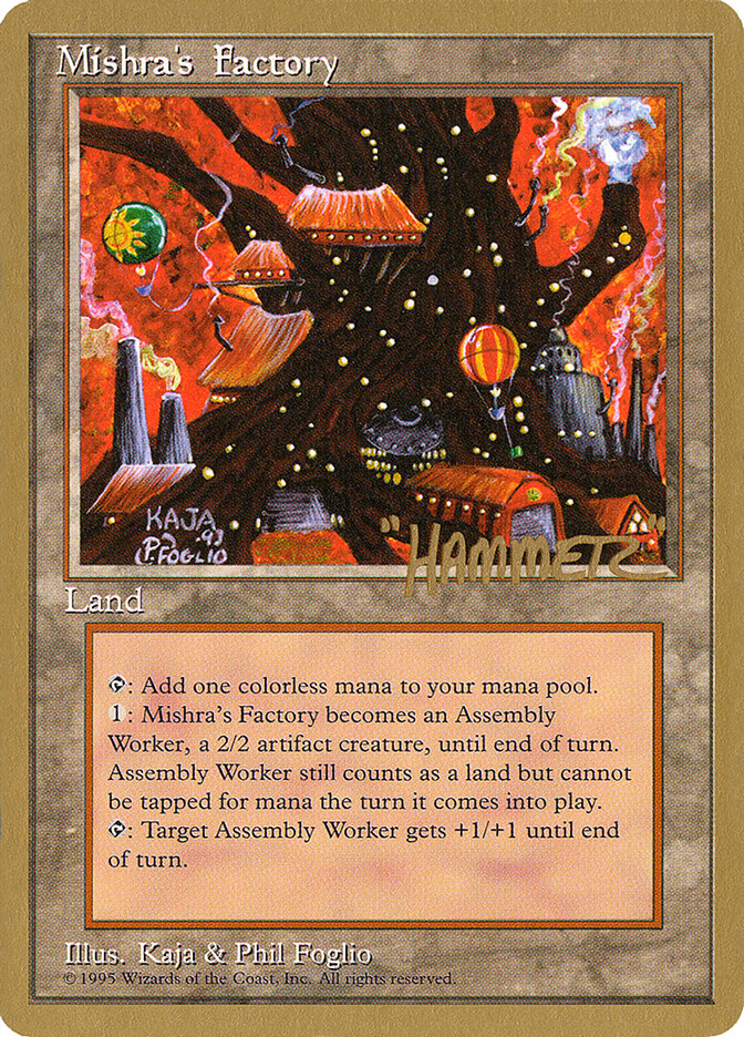 Mishra's Factory - 1996 Shawn "Hammer" Regnier (4ED)